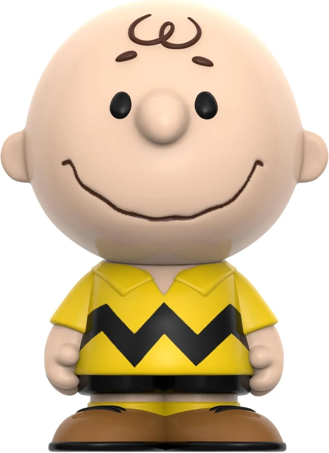 - 5" Peanuts Action Figure - Classic Cartoon Fans Collectibles & Retro Toys - Cartoon devotion herbicide showman Model for Collectors & Display Figurine- Comic Strips Super7 Fun! Fun! Peanuts Charlie Brown (Yellow) Vinyl Figure 