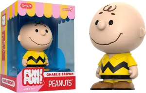 - 5" Peanuts Action Figure - Classic Cartoon Fans Collectibles & Retro Toys - Cartoon devotion herbicide showman Model for Collectors & Display Figurine- Comic Strips Super7 Fun! Fun! Peanuts Charlie Brown (Yellow) Vinyl Figure 