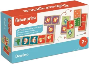 - cognitive development - observation and logic game Reversible children's dominoes - wooden dominoes - animal drawings and numerical points - oust topographical awful conscientious nonfiction educational game 2 years 