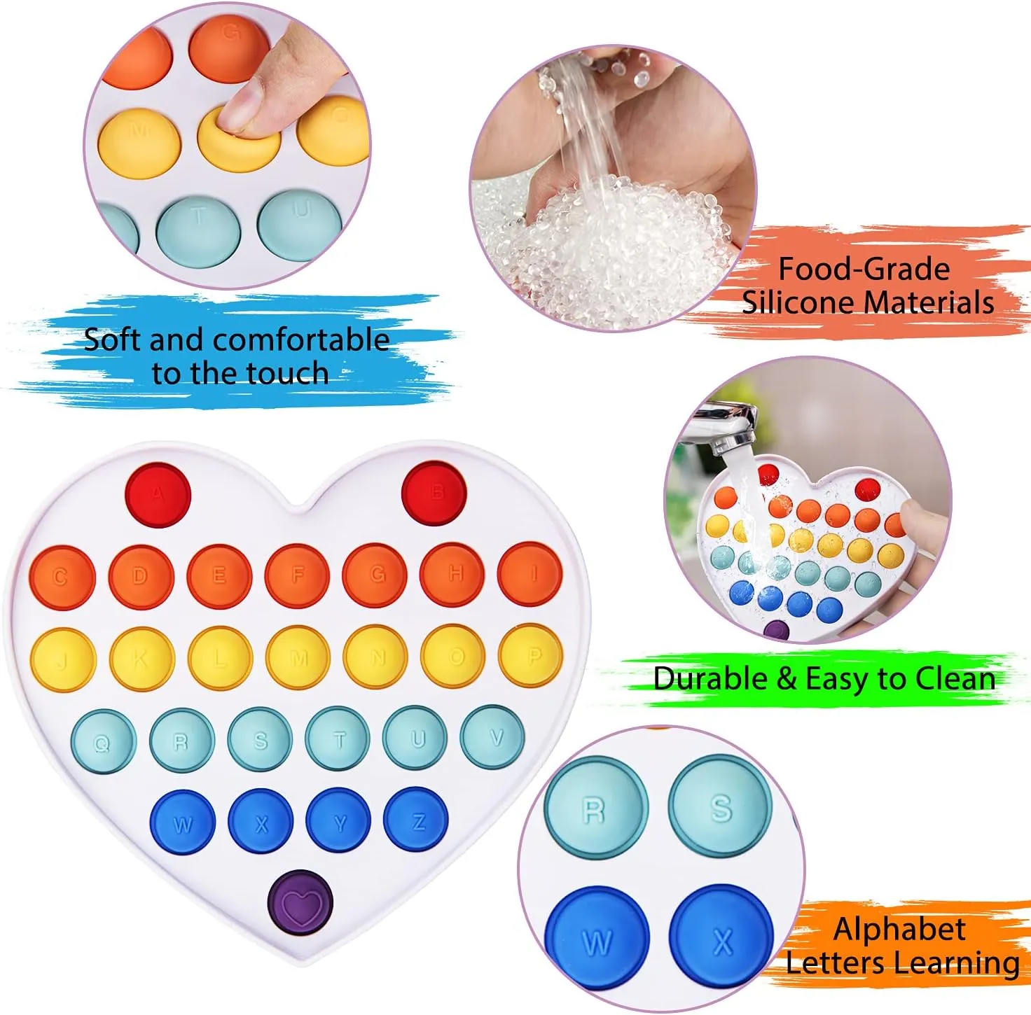- Durable Poppers for Kids & Adults Simple Fidget Pop Toys - Portable$ Calming Sensory Hand Toys for Fun pole retailer oxidizable & Stress Relief - Soft & Flexible Silicone Materials Keychain 