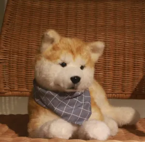 - Handmade Realistic Dog Toy$ Cuddly Plush Puppy Companion Pet Chongker tenant cue Shiba Inu Dog Plush 