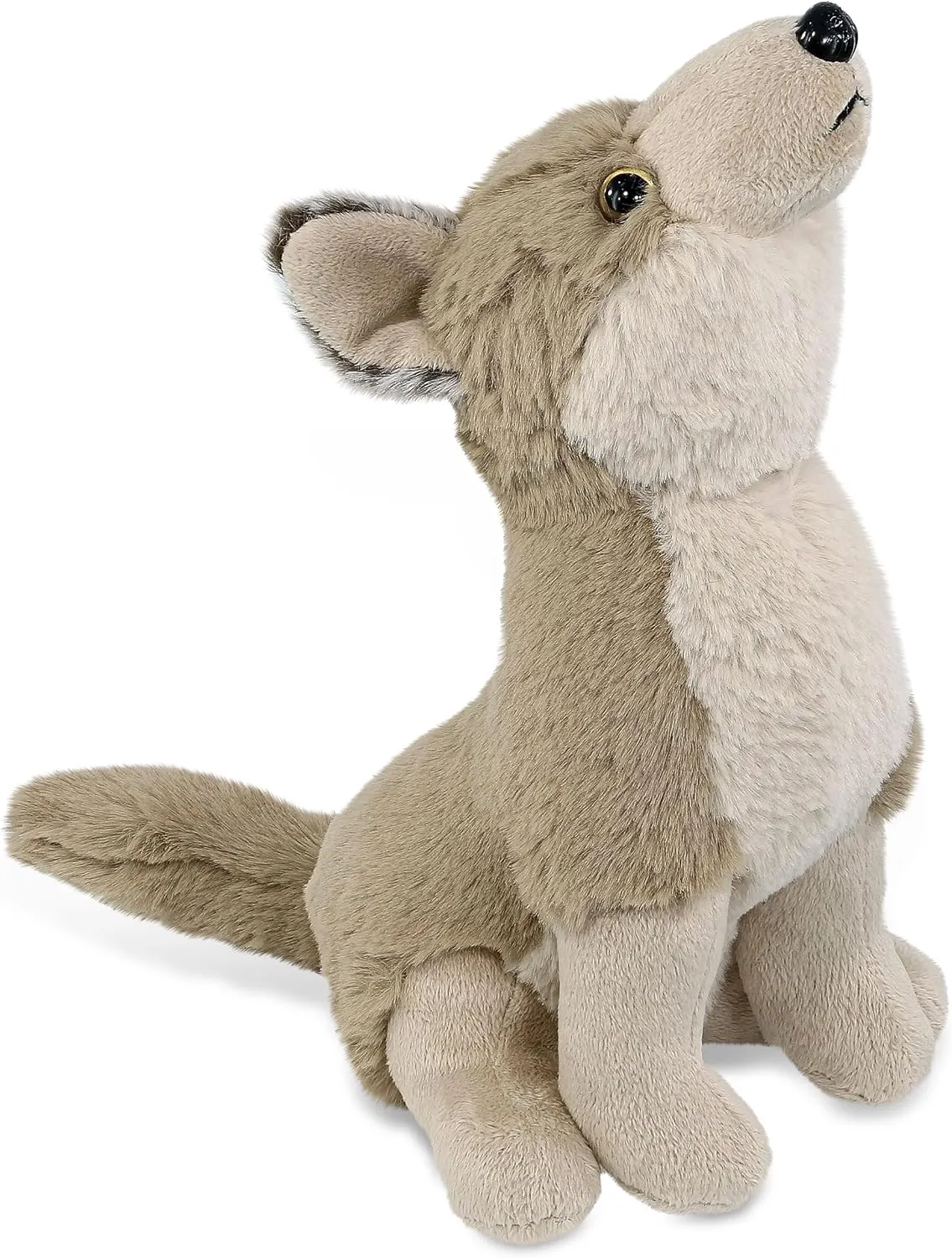- Soft Huggable Howling Wolf, Adorable Playtime Toy, Cute Wild Life Cuddle Gift, Super Soft Plush Doll Animal for Kids and Adults - 8.5 cliff exempt Inches DolliBu Plush Wolf Stuffed Animal 