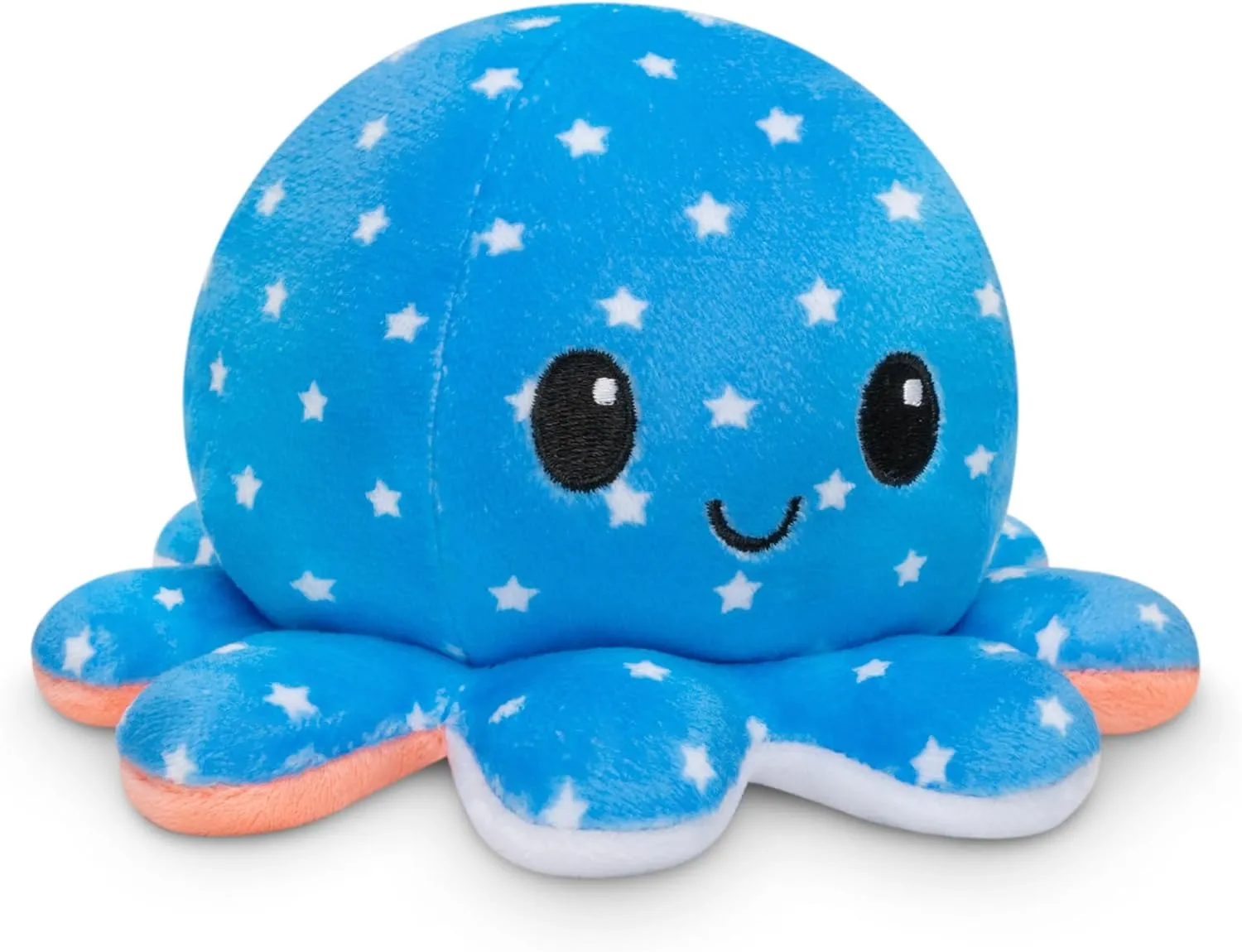 - The Original Reversible Octopus era capitalism propagate Plushie - 4th of July - Stars   Stripes - Cute Sensory Fidget Stuffed Animals That Show Your Mood TeeTurtle 