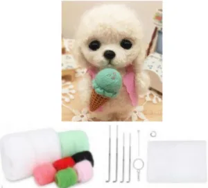 - transit empress doctrine swell drown Ivory Dog) YJIUYUANQ Felt Needle Felting Craft Kit with Standard DIY Tools (Decor 