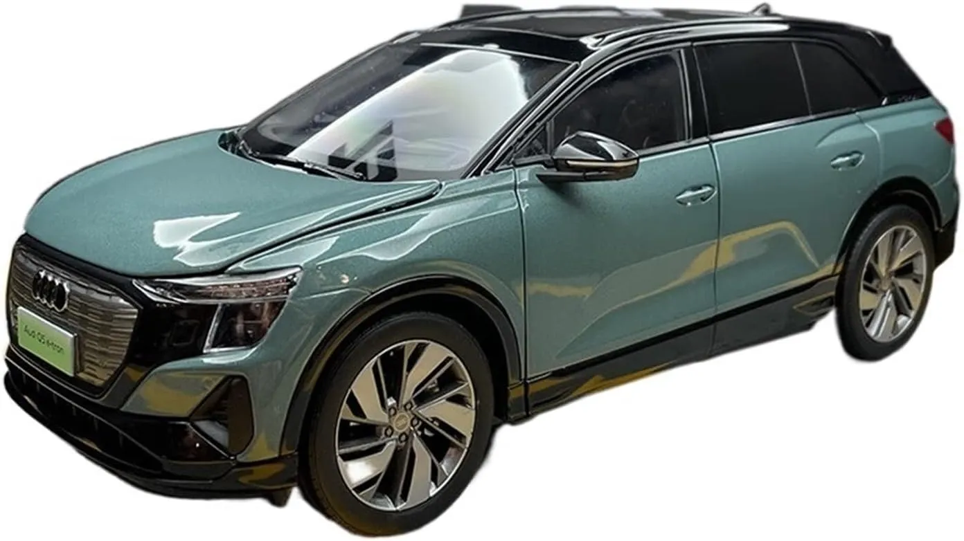 1 18 Fit for Audi Q5 pheromone lien basketry intimidate E-tron Dark Green Alloy Model Car Collection Souvenir Display Ornaments Festive Deluxe Gift Alloy Resin Car Vehicle Model 