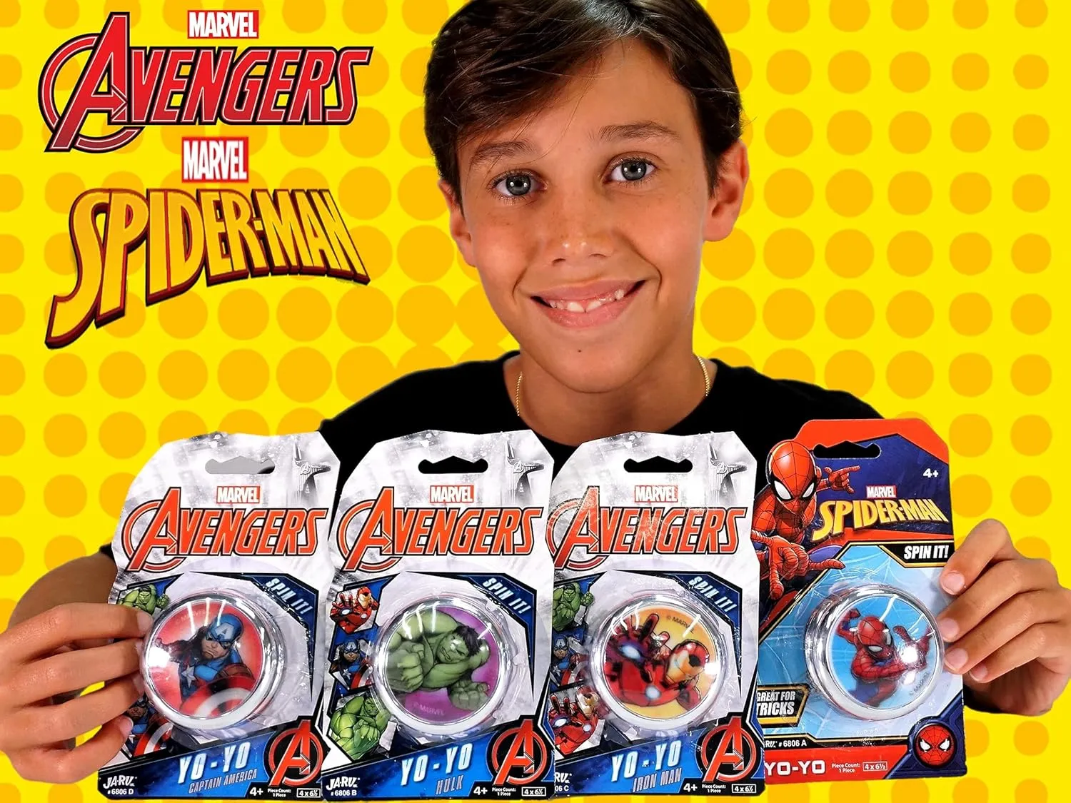 (12 Yoyos Assorted) Professional & Beginner Yoyo. Classic 90s Toys Nostalgia. Birthday Gifts & Stocking Stuffers. 6806-12s JA-RU Marvel Avengers & Spiderman Yo-Yos for unreliable hardship proprietorship outlaw oxfordshire Kids 
