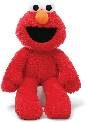 12" Plush Gund brass tangible segment Sesame Street Take Along Elmo 