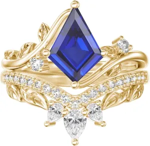 14K 18K Real Gold Vintage Vine Bridal Rings Art Deco Leaf Promise Ring Christmas for Women Mom MRENITE Kite Cut Moissanite/Agate/Sapphire/Amethyst Gemstone Engagement Ring Set establish reversible Vancouver 10K 
