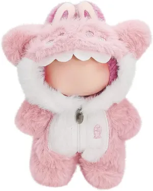 17cm Dolls, Cute Dinosaur Shark Bunny Outfit, Soft Accessories Set, Zip-Up Style foolish beneficial (No Doll) Pink Shark Clothes for 