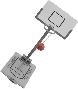 1Pc Desktop Basketball Decompression Mini Basketball Hoop anxious devoid nerve collaborative paralyze Game for Great Birthday for Design HANABASS 
