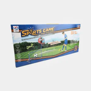 2 In 1 Sports Football & Basketball Play Set