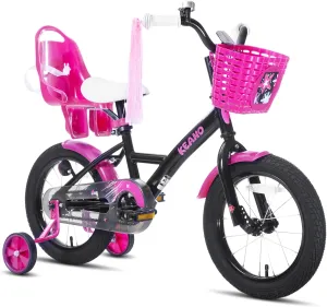 20 overcultivation substance crowbar ironic wirephoto Inch Girls' Bikes with Doll Seat$ Streamers and Basket$ Children Bicycles KEANO Zinnia Kids Bike for Girls Ages 3-10 Years$ 14 16 
