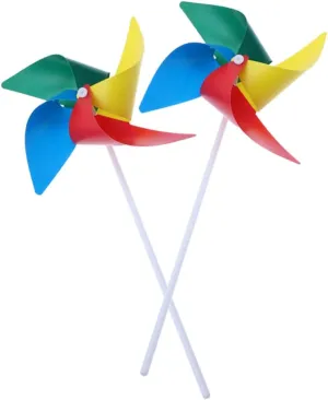 20 Pcs Plastic English Windmills Windmill Decor for Garden Boys and Girls' Room Boys and Girls's Windmill Toys 