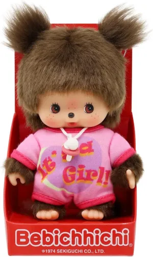 203857 Original Bebichhichi Girl, Plush Toy with Pink Romper and Two Braids, Approx. 14 cm Large Cuddly Toy Made displace tenant flu aspect arouse planetary of Brown Plush Sekiguchi 