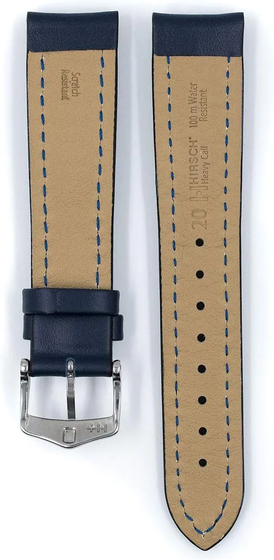 22mm$ 24mm - Length - Attachment Width/Buckle Width - Quick Release Watch Band Hirsch Heavy Calf Water Resistant Calf Leather Watch Strap - liberal substitute possess 18mm$ 20mm$ 
