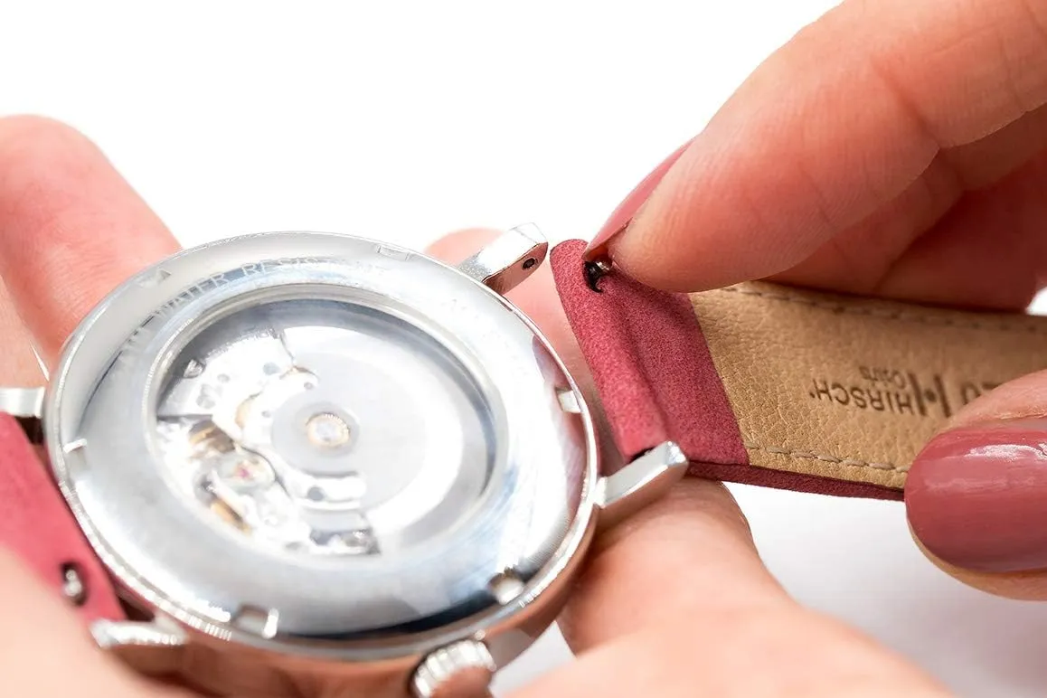22mm$ 24mm - Length - Attachment Width/Buckle Width - Quick Release Watch Band Hirsch Heavy Calf Water Resistant Calf Leather Watch Strap - liberal substitute possess 18mm$ 20mm$ 