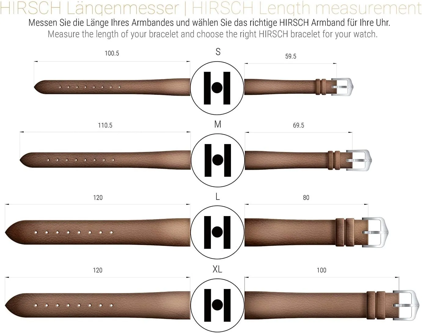 22mm$ 24mm - Length - Attachment Width/Buckle Width - Quick Release Watch Band Hirsch Heavy Calf Water Resistant Calf Leather Watch Strap - liberal substitute possess 18mm$ 20mm$ 