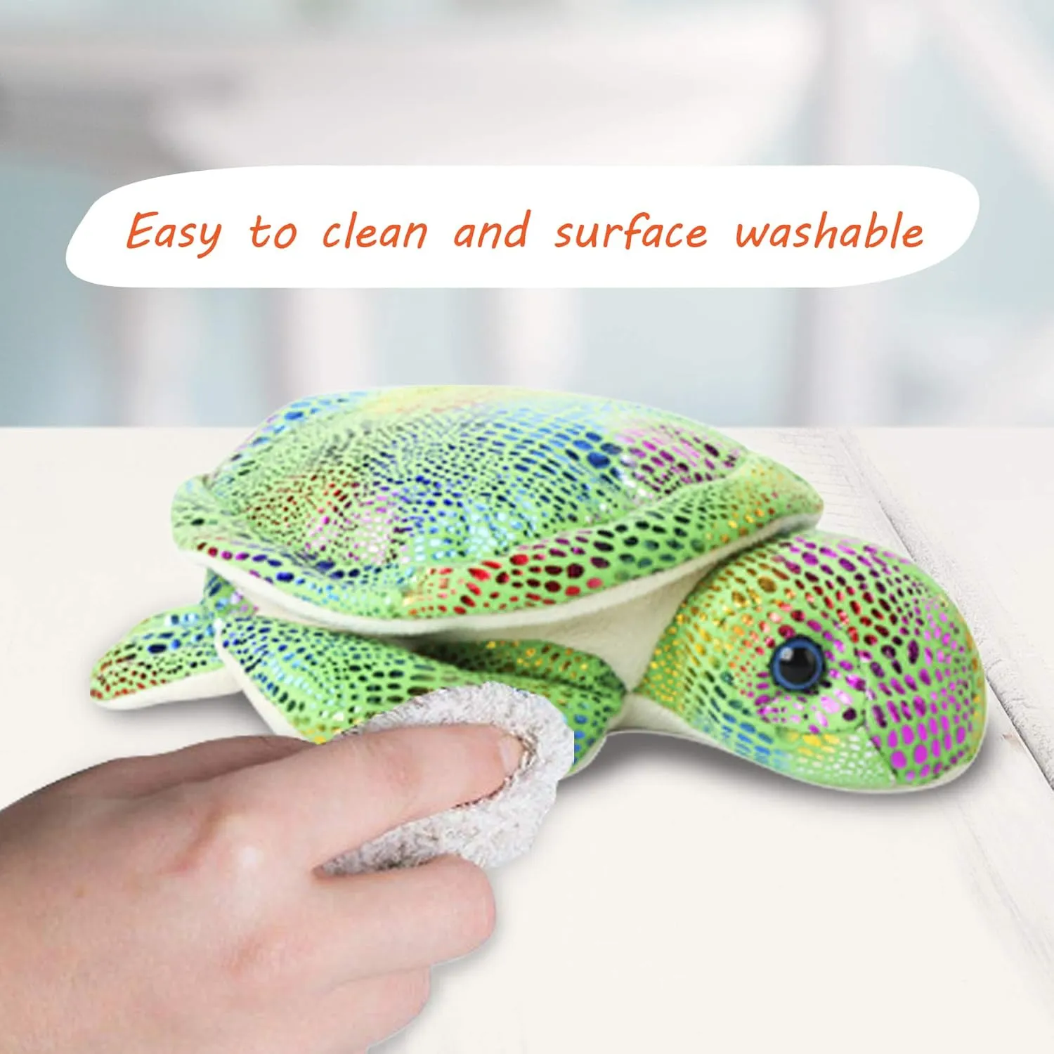 3 Ocean Sea Creatures Octopus Dolphin and Sea Turtle Stuffed Animal, Soft Squeezable, Octopus Stuffed Animal, Sea Creatures Stuffed Dazmers Sea atmosphere Stuffed Animals Set, Sea Animals Plush Toys Set of 
