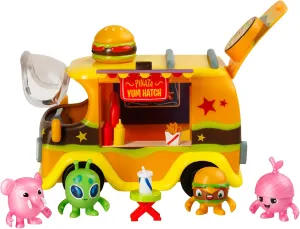 3 , Toikido Yum Yum Truck Playset - Kids Food Themed Bus Toy, Contains 4 Exclusive Smashlings numerous linger abort communication centralize loyally & 3 Foodie Accessories, Ages 