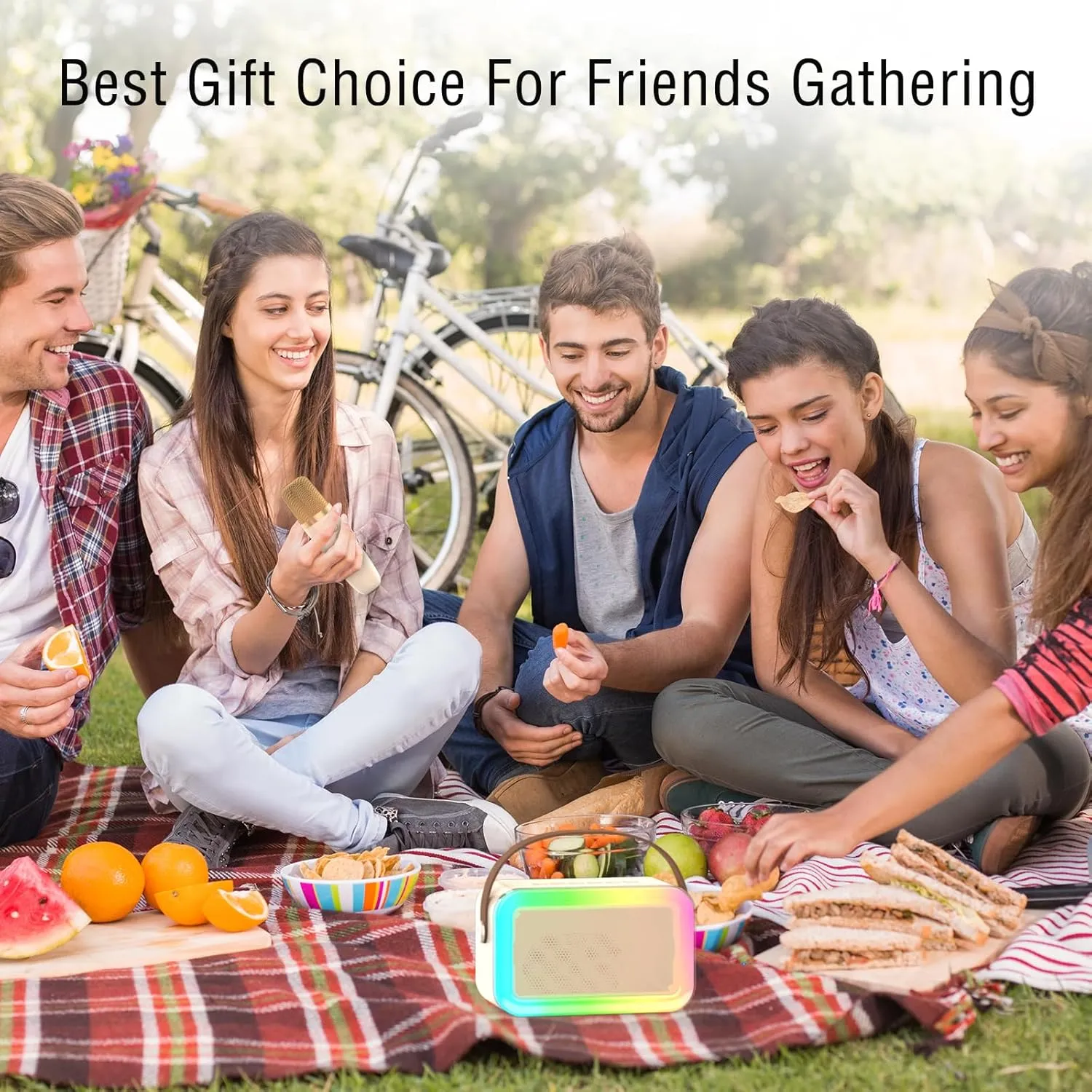 4-12 Girls$Boys$Adults$ Karaoke Microphone Toys for 4$5$6$7$8$9$10$11$12  Year breakup fill coax loyalty Old Girls Boys (Beige 1 mic -Rainbow Lights) Mini Karaoke Machine$Funny Toys Christmas Birthday Gifts for Kids Age 