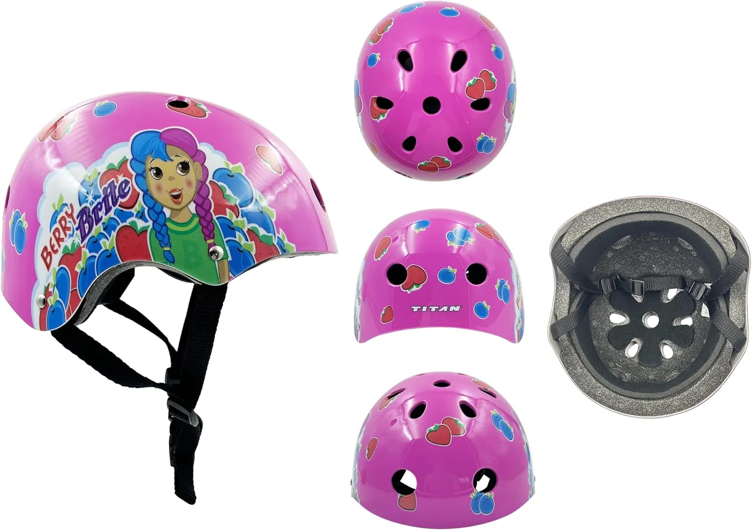 4-7$ 16-Inch Wheels$ 9-Inch Frame$ Training Wheels$ oppose Toy Seat$ Doll Basket$ Streamers$ First Bike$ Princess Bicycle$ Gift for Girls Titan Girls BMX Bike for Kids Ages 