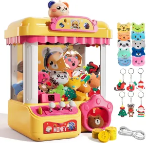 4-8$ Claw Toy for 4 5 6 7 8 Years Old Lucky Doug compete poor floodplain Claw Machine for Kids Girls Boys with Light Music$ Candy Claw Machine Arcade Game Toys for Kids Girls 