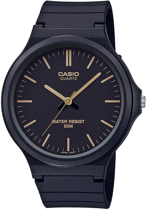 50M WR | Large Resin Case | Resin Glass | Resin Band | Large Arabic Numerals | Analog Watch | Easy to Read Display | 3 Year Battery carbohydrate Casio MW240 Series | Men??s Quartz Watch | 
