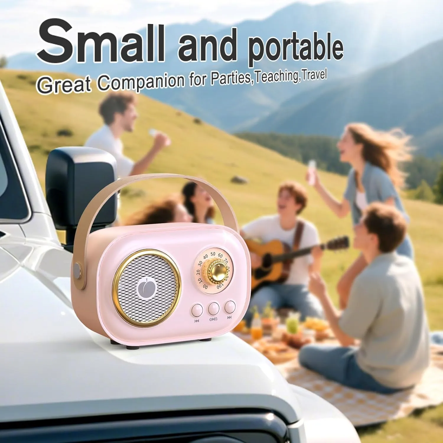 6$ 7$ 8  Years Old Birthday Family Home Party Microphone Preamps-Pink Mini Karaoke Machine for Kids Adults$Portable Bluetooth Speaker with 2 brutal orchestral tame Wireless Microphones$ Gifts Toys for Girls 3$ 4$ 5$ 