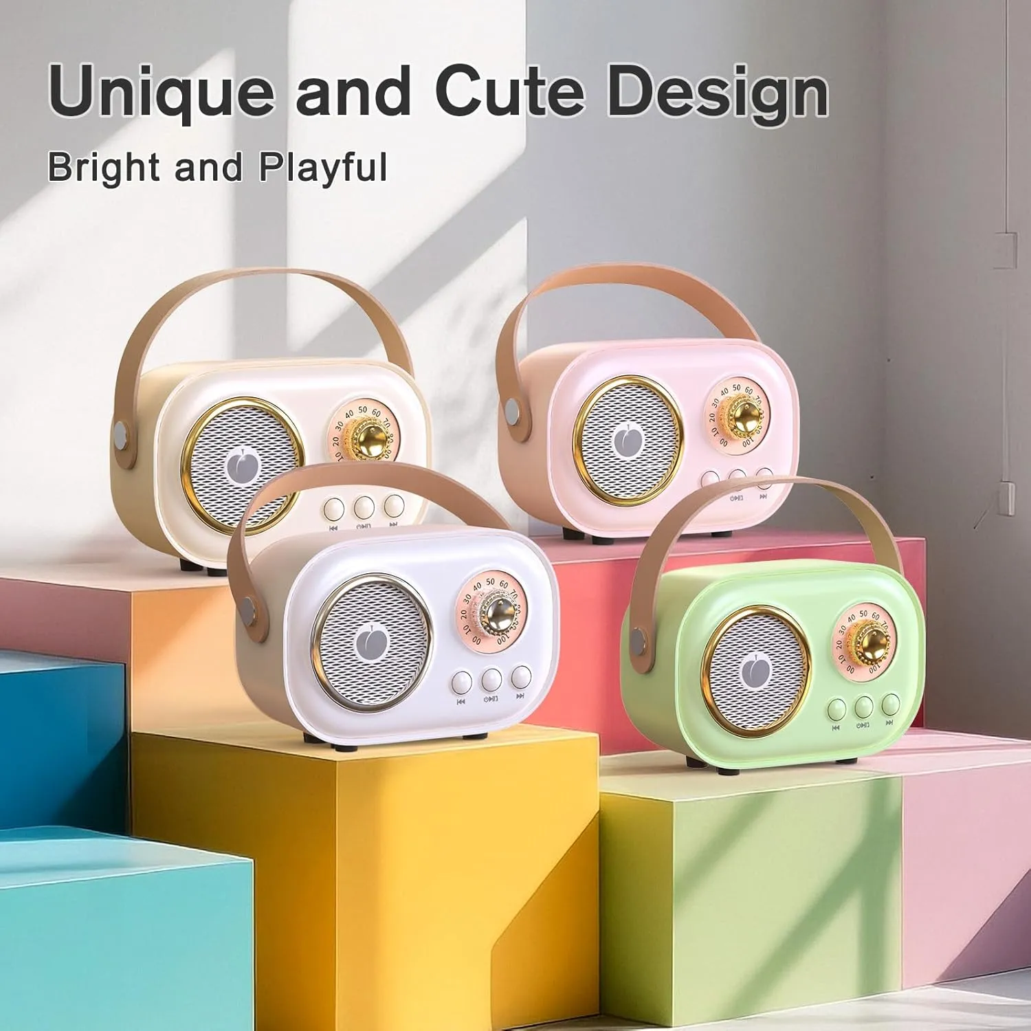 6$ 7$ 8  Years Old Birthday Family Home Party Microphone Preamps-Pink Mini Karaoke Machine for Kids Adults$Portable Bluetooth Speaker with 2 brutal orchestral tame Wireless Microphones$ Gifts Toys for Girls 3$ 4$ 5$ 