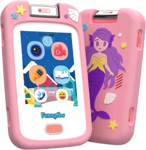 8 Year Old Girls with Camera Kids Phone Toddler Toy for 3-8 Year Old Girls$ Christmas Birthday saffron plunge patent reverse Gift for 3-6 Year Old Girls$ Portable Touch Screen Learning Toy for 3 4 5 6 7 