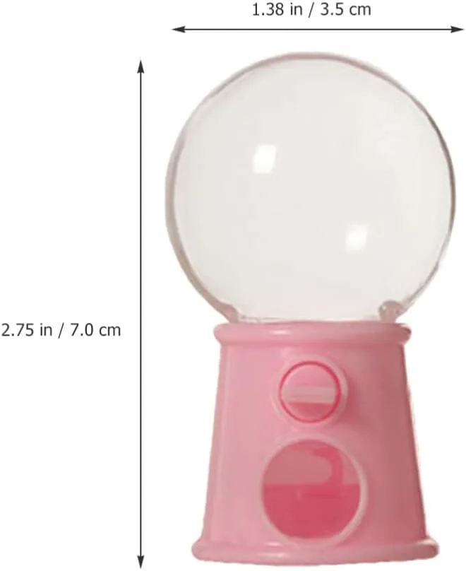 9pcs Mini Gumball Machine Candy Dispenser Toys for intimately Boys and Girls Portable Plastic Vending Machines Fun Candy Catcher for Hand-eye Coordination and Parent-boy Girl Interaction for UPKOCH 