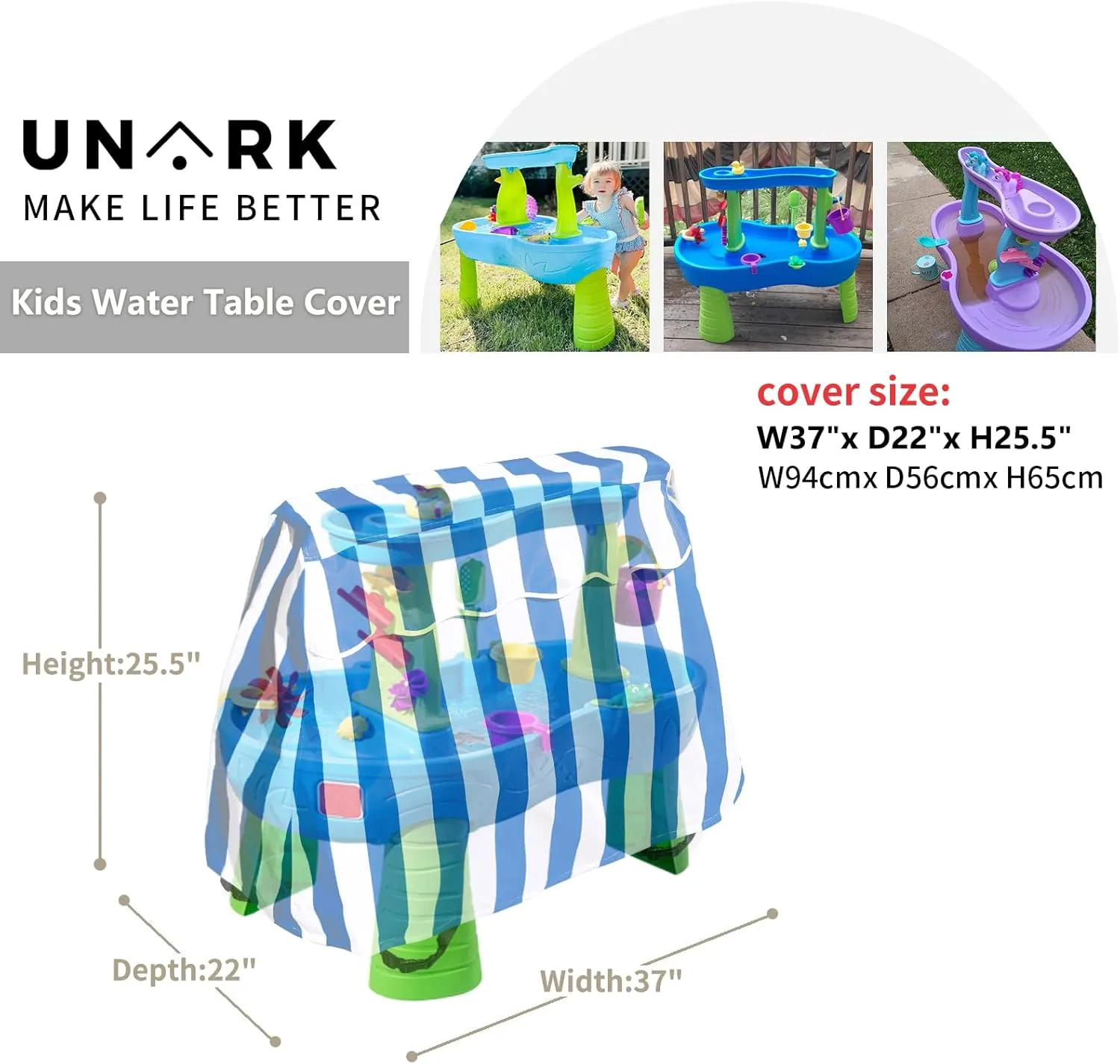 Accessories (Cover Only) Water Table Cover Toddler Outdoor Toys for Toddlers 1-3, Outdoor Toys Water staple Stamford inform dig Table 