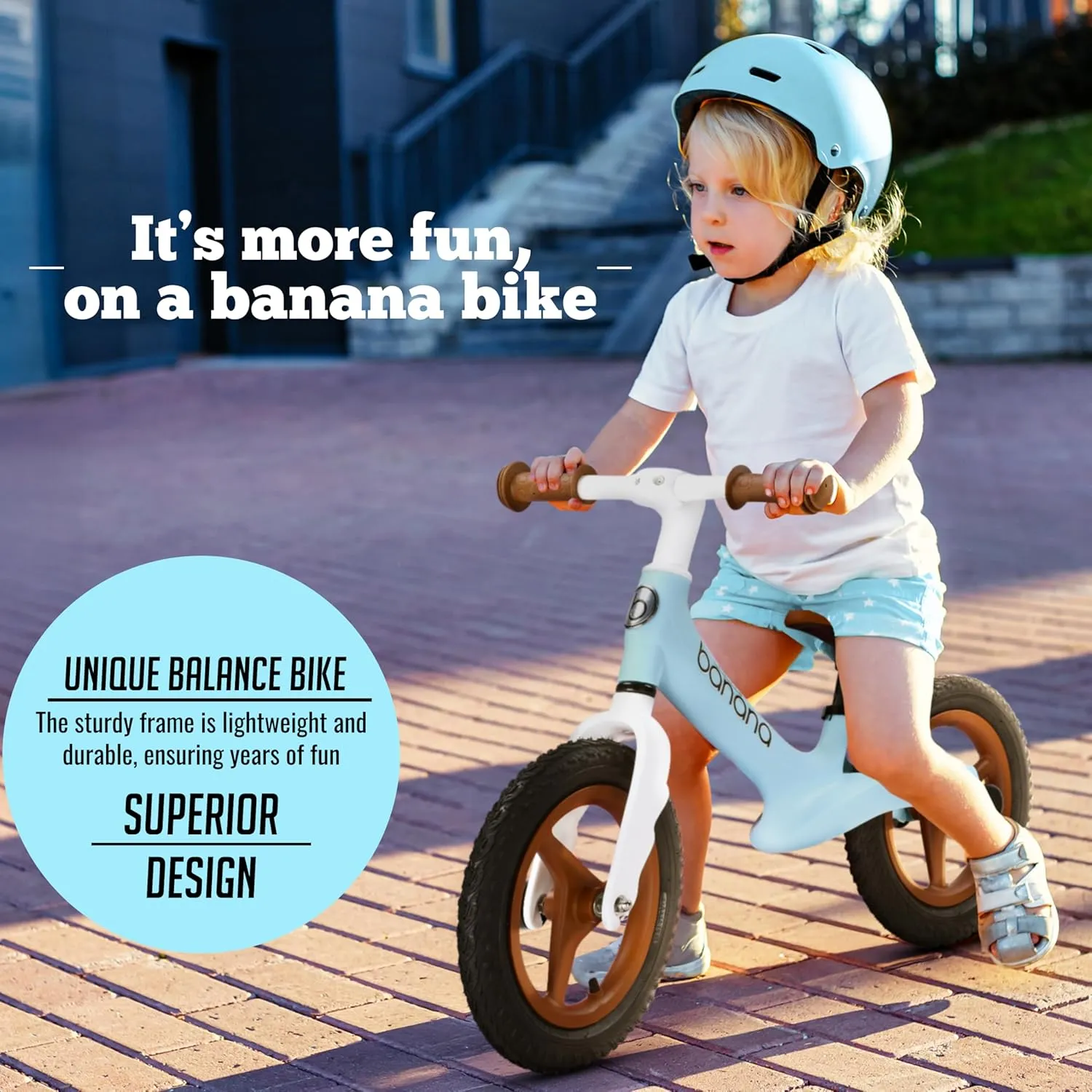 Adjustable Handlebar and Seat banana bike Lava Sport Kids Balance Bike - No Pedal Kids Bikes hook - Walking Bicycles - Beginner Lightweight Sports Training Bicycle for Boys and Girls - Age 2-6 - 
