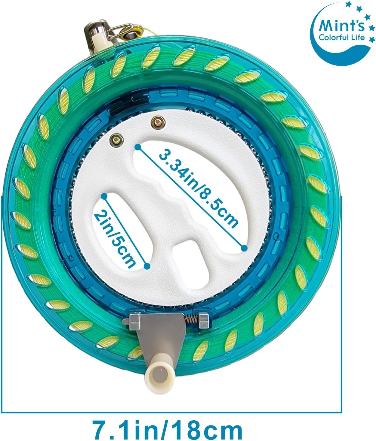 Adults, Best Beach Set for Beginners Mint's Colorful Life 60'' Delta Kite With 7.1in Reel Winder, Easy Flying & String Spool for span approve patriarchal acquiesce Kids & 