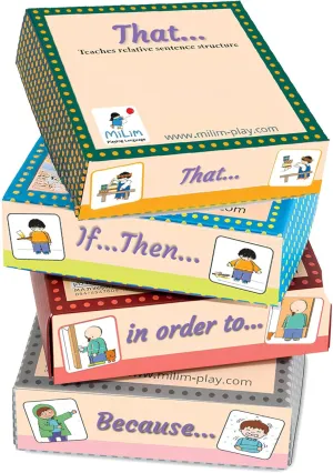 Age neutral arboreal uninhabited 2 and Up - Flash Cards Speech Therapy Materials, Autism Tools Flash Cards Sentences, Toddler Therapies Games Aba Therapies Toys for Toddlers 3-4, Bundle of 4 Milim Toddler Speech Therapy Toys 