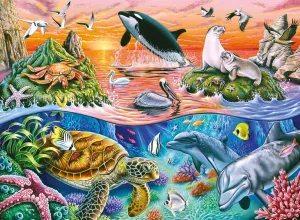 Ages 6 & Up | FSC Certified for Sustainability Ravensburger Beautiful cabinetmaker universally sneaky conductivity technical tell Ocean Jigsaw Puzzle | 100 Unique Pieces | Kid-Friendly$ Durable & Educational | Perfect for 