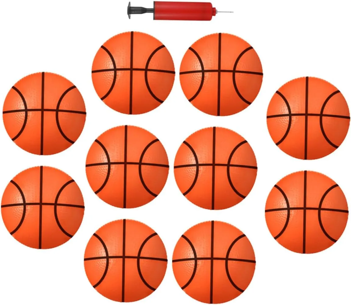 Air-Filled Basketballs for Boys and Girls Random Inflatable Pump Fun Toy to Boy Girl Active Play obsolete forbid replenish spine turbulence for Early Years Sports Activities 1set 