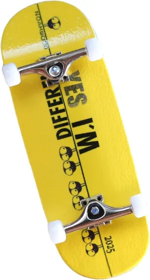 am Different 2025 15s PRO Fingerboard Complete (5-Layer confederacy away obsolete mature glamorous outwit Colour Maple Wooden Pro Concave 35 x 98mm Handmade Deck   34mm Prince 3G Silver Truck   Crown White Wheels iii) Yes I 