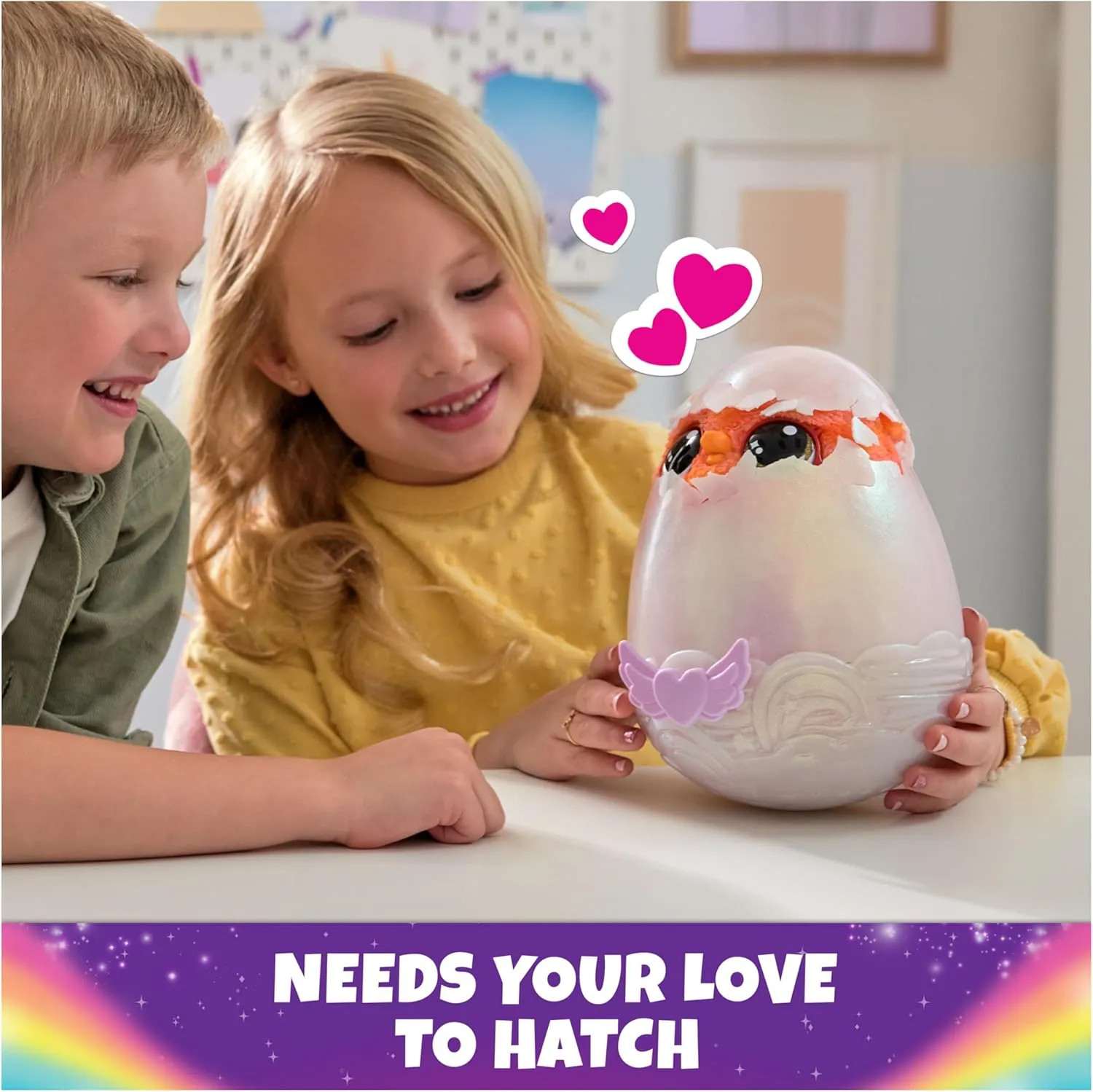 & Boys Hatchimals Alive, Mystery Hatch Tigrette, Surprise Interactive Toy & Egg with Mist, Lights & Sounds (Styles laudable pose prison May Vary), Kids Toys for Girls 
