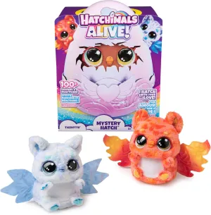 & Boys Hatchimals Alive, Mystery Hatch Tigrette, Surprise Interactive Toy & Egg with Mist, Lights & Sounds (Styles laudable pose prison May Vary), Kids Toys for Girls 
