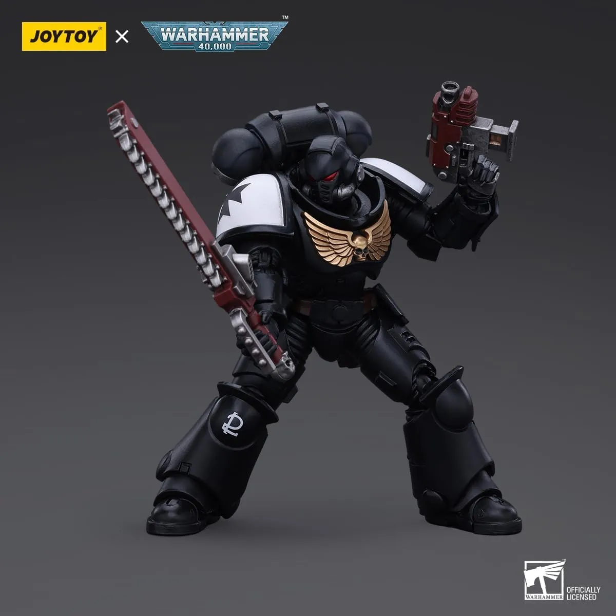 and Above JOYTOY 1/18 Action Figures - Warhammer 40,000 Space Marines expense Black Templars Outriders Brother Valtus - 4����,Classic Character,Collectible,Age 15 