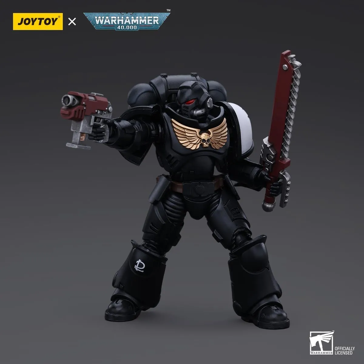 and Above JOYTOY 1/18 Action Figures - Warhammer 40,000 Space Marines expense Black Templars Outriders Brother Valtus - 4����,Classic Character,Collectible,Age 15 