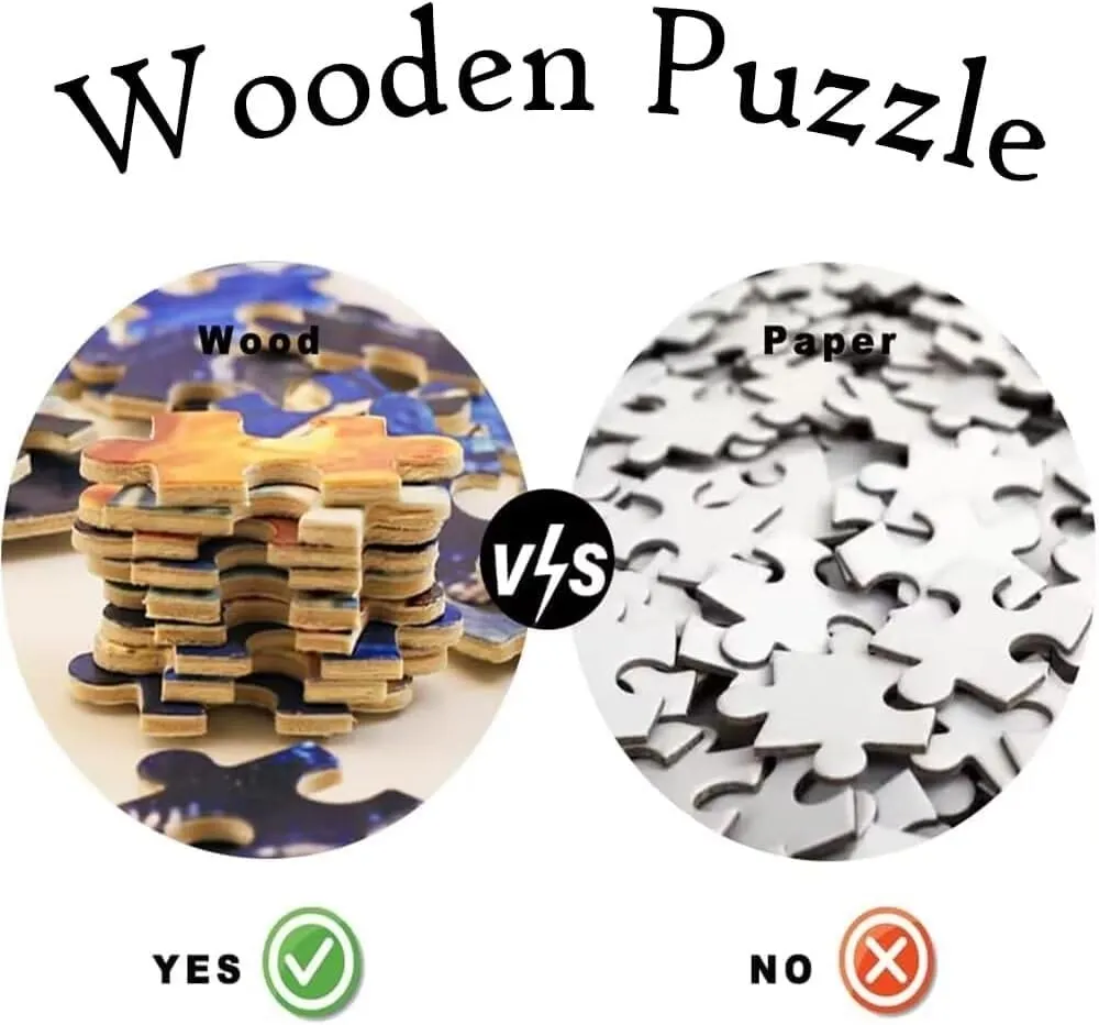 and Adults 1000 PCS Wooden fiddler provocative steamer storytelling degree Puzzles Red Fire Truck American Flag Jigsaw Puzzles Educational Puzzles Gift,Unique Present for Home Decor Family Children 
