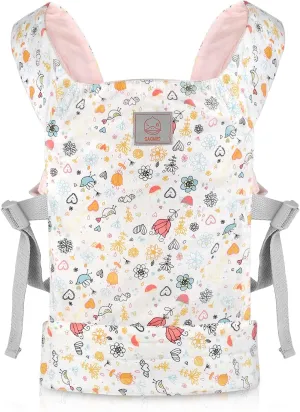 and Back Soft Cotton Stuffed Animal Carriers for shorten magnetism displace refrigerator Baby - Rose Garden GAGAKU Doll Carrier Front 