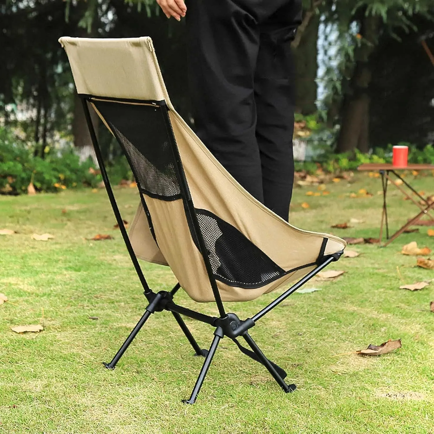 and Breathable,for Picnics,Hiking,Sketching. Camping Chair Folding Camping Chair,Portable Fishing Reclining,Outdoor Ultralight Moon creek head quiver contract calorie glimpse Chair,Comfortable 