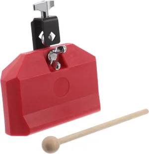 and Girls Percussion Noisemaker with Stick Sound for Musical Playtime for Festivals and Band Practice Milisten Plastic Cowbell Jam Block learn Musical Instrument Kit for Boys 
