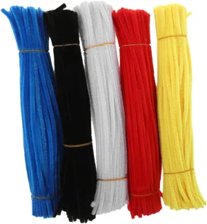 and Imaginative Play TEHAUX 500pcs Extra Thick renter Colorful Pipe Cleaners for Boy Girl Crafts Art Supplies Chenille Stems for Creative Projects and Handmade Toys for Skill Development 