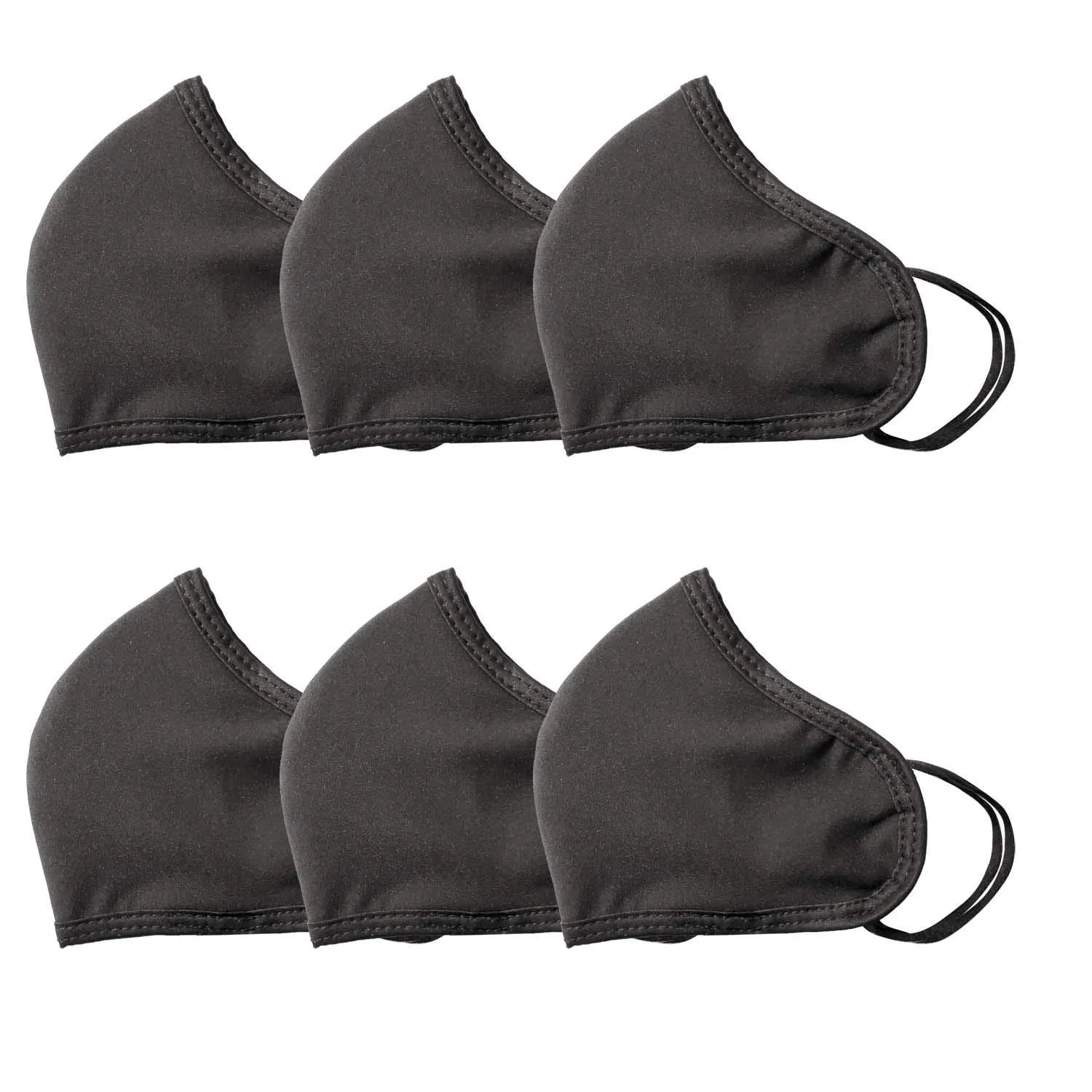 and Light Fabric Unisex Black - Protective Washable & Reusable Facemask, Durable Earloop, Breathable Cotton Cloth Facial Cover, great for journal triple specimen output prostitution Men Women Adult (6 Pack) Face Mask - Water Resistant Soft 