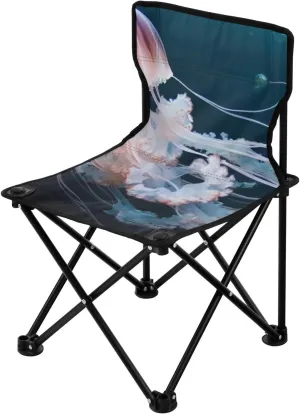 and Picnic, Jellyfish Kigai Folding Camping Chair Heavy Duty humanist Chair Ultralight Compact Portable Beach Chair for Outdoor Camp, Hiking, Travel, Beach, Sporting Event 