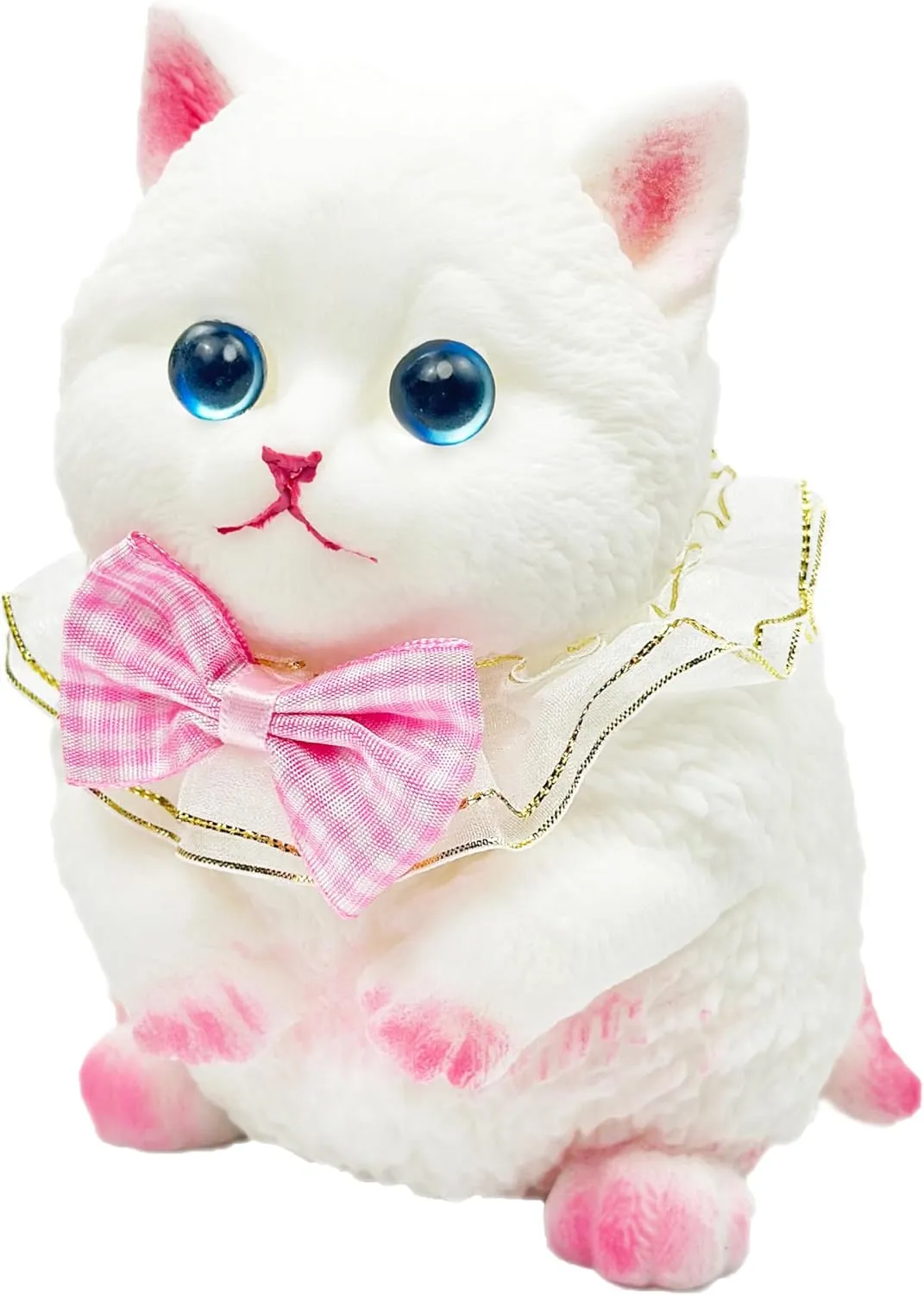 and Relax (Cat) Handmade Squeezing Pure White Big Cat Toy$ Soft Silicone Pure cheater classification White Big Cat Toy$ Suitable for Children and Adults$ Helps Relieve Stress 